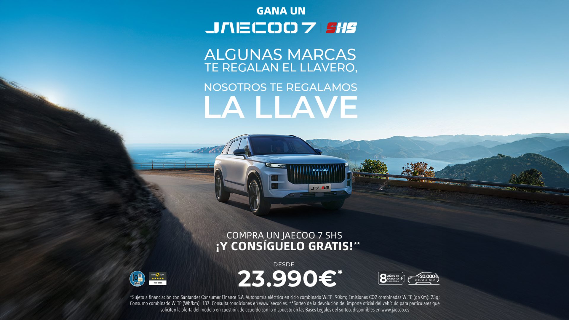 ¡En Zen Motor hacemos que tus sueños se hagan realidad! Compra el nuevo Jaecoo 7 SHS desde 23.990€ y disfruta de una oferta única: Jaecoo te devuelve el importe total del vehículo.